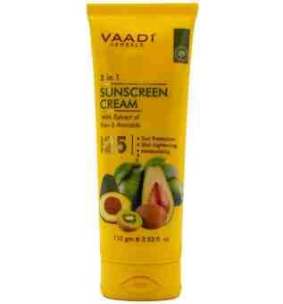 Крем сонцезахисний з екстрактом ківі та авокадо SPF 25, 110 мл, Вааді; Sunscreen cream SPF 25, 110 ml, Vaadi