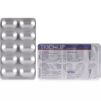 Травяные капсулы для роста волос Тричуп, 10 капс., Васу; Trichup Capsules Hair Nourishment, 10 caps, Vasu
