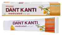 Зубная паста-гель Дант Канти Медикейтед 100 г, Патанджали; Dant Kanti medicated oral gel 100 g, Patanjali
