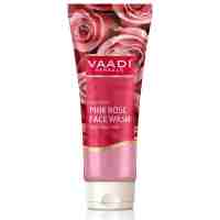 Гель для умывания лица с розой и экстрактом алоэ вера 60 мл, Ваади; Insta Glow Pink Rose Face wash with Aloe vera extract 60 ml, Vaadi