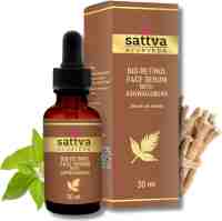 Сыворотка для лица Био ретинол с ашвагандой 30 мл, Саттва Аюрведа; Bio retinol face serum with ashwagandha 30 ml, Sattva Ayurveda