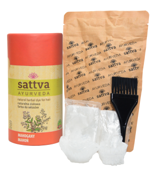 Хна для волос  "Махагон" 150 г, Саттва Аюрведа; Sattva Ayurveda Henna Mahogany 150 g