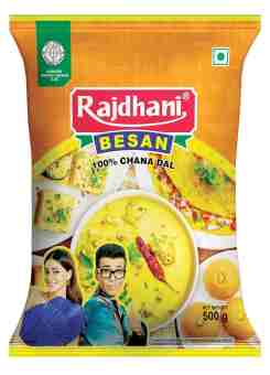 Борошно нутове або бесан 500 г, Радждані; Besan 500 g, Rajdhani