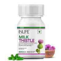 Молочный чертополох (Расторопша) 800 мг, 60 капсул, Инлайф; Milk Thistle 800mg, 60 caps., Inlife