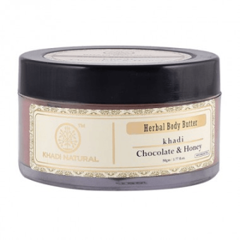 Крем-масло для лица и тела Шоколад и Мед, 50 мл, Кхади; Chocolate & Honey Herbal Body Butter, 50 ml, Khadi