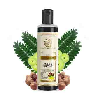 Шампунь для волос "Амла и Риттха (мыльный орех)" 210 мл, Кхади; Khadi Natural Herbal Amla & Reetha Hair Cleanser 210 ml