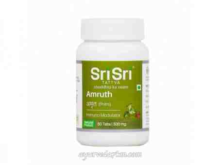 Амрут (гілой) 60 таб., Шрі Шрі Татва; Amruth 60 tab., Sri Sri Tattva