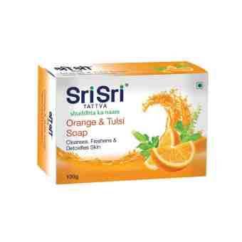 Мило Апельсин та базилік 100 г, Шрі Шрі Таттва; Orange & Tulsi 100 g, Sri Sri Tattva
