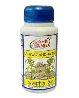 Ашваганда, 120 таб, дозировка 700 мг, Шри Ганга; Ashwagandha 120 tabs, Shri Ganga