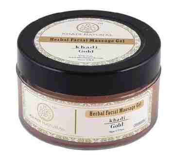Крем для масажу обличчя Золото з маслом Ши, 50 мл, Кхадi; Face massage cream Gold with Shea butter, 50 ml, Khadi