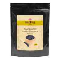 Урид дал черный целый 500 г, Саттва Фудс; Urid dal black whole 500 g, Sattva Foods