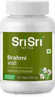 Брахмі 60 таб.,дозування 500 мг, Шрі Шрі Таттва; Brahmi 60 tab., Sri Sri Tattva