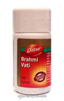 Тонік для мозгу Брахмі Ваті, 40 таб, Дабур; Brahmi Vati, 40 tabs, Dabur