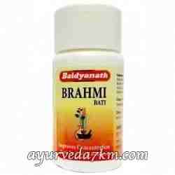 Брахмі Ваті, тонік для мозгу, 80 таб, Бейденат; Brahmi Bati, 80 tabs, Baidyanath