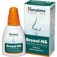 Капли-спрей для носа Бресол - НС 10 мл, Хималая; Bresol-NS saline nasal solution 10 ml, Himalaya