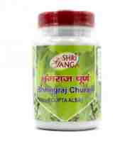 Брингарадж Чурна, 100 г, Шри Ганга; Bhringraj Churna, 100 g, Shri Ganga