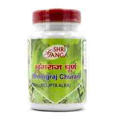 Брингарадж Чурна, 100 г, Шри Ганга; Bhringraj Churna, 100 g, Shri Ganga