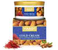 Крем Колд с миндальним маслом, алоэ вера и шафраном 150 г, Ваади; Cold Cream with Almond Oil, Aloe Vera & Saffron 150 g, Vaadi