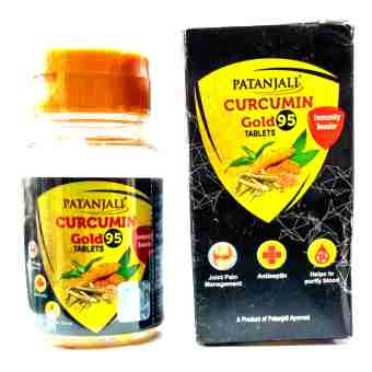 Куркумін Голд 95, 60 таб.,Патанджалі; Curcumin Gold 95  60 tab., Patanjali