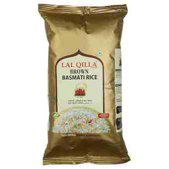 Рис Басмати нешлифованый Коричневый 1 кг, Лал Килла; Lal Qilla Brown basmati rice 1kg