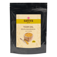 Тур дал (колотый горох) 500 г, Саттва Фудс; Tooor dal 500 g, Sattva Foods
