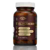 Экстракт черной бузины 60 капсул, Сакред Ливс; Elderberry 60 caps., Sacred Leaves