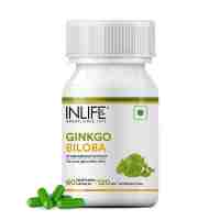 Гинко Билоба 120 мг, 60 веган.капсул, Инлайф; Inlife Ginkgo Biloba Supplement, 120mg, 60 veg. Capsules