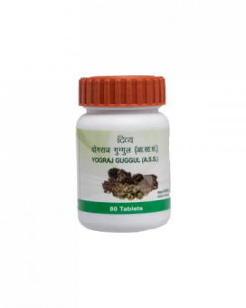 Йогарадж Гуггул, 80 таб, Патанджалi; Yograj Guggul, 80 tabs, Patanjali