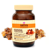 Гуггул 60 капс, дозировка 450 мг, Саттва Аюрведа; Guggul 60 caps., 450 mg, Sattva Ayurveda