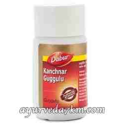 Канчнар гуггул 40 таб., Дабур; Kanchnar Guggulu 40 tab., Dabur