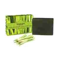 Скраб-мило із спокусливим ароматом лемонграсу 75 г, Вааді; Enticing Lemongrass Scrub Soap 75 g, Vaadi Herbal