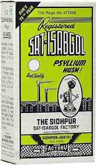 Сат Ісабгол, проносний засіб, 100 г, Сідхпур; Sat Isabgol, 100 g, Sidhpur