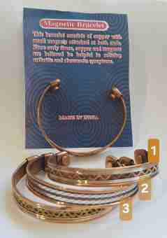 Медный оздоровительный браслет  магнитами ; Copper health bracelet with magnets