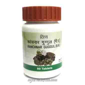 Канчнар Гуггул, очищення органiзму 80 таб, Патанджалi; Kanchnar Guggul 80 tabs, Patanjali