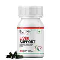Добавка для поддержки печени 60 капсул, Инлайф; Liver Support Supplement 60 caps., Inlife