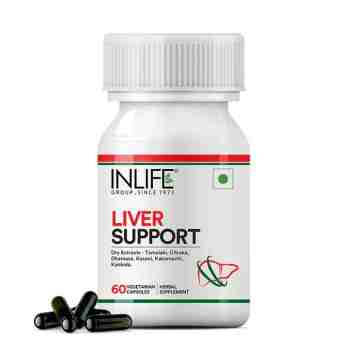Добавка для поддержки печени 60 капсул, Инлайф; Liver Support Supplement 60 caps., Inlife