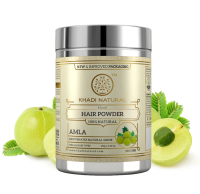 Натуральный органический порошок Амла для мытья волос, 150 г., Кхади; Organic Amla Hair Powder, 150 gm., Khadi Natural