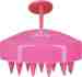 Массажер для кожи головы, розовый, Саттва Аюрведа; Scalp massager pink, Sattva Ayurveda