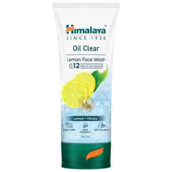 Очищающий гель для умывания с лимоном 100 ml, Хималая;Himalaya oil clear lemon face wash 100 ml