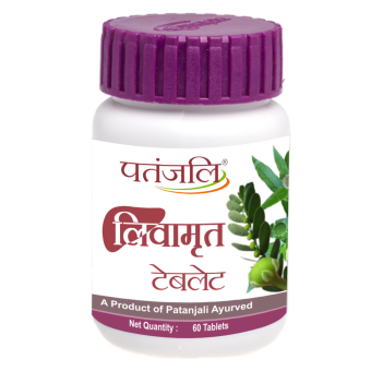 Ливамрит для лечения печени, 60 таб, Патанджали; Livamrit, 60 tabs, Patanjali