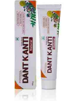 Аюрведична зубна паста Дант Кантi Натурал, 200 г  Патанджалi; Dant Kanti Natural Tooth Paste, 200 g, Patanjali