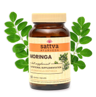 Моринга 60 капс, дозировка 450 мг, Саттва Аюрведа; Moringa 60 caps., 450 mg, Sattva Ayurveda