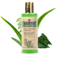 Шампунь для волос "Ним и алоэ вера" 210 мл, Саттва Аюрведа; Hair Shampoo Neem & Aloe Vera 210 ml, Sattva Ayurveda