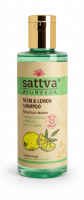 Шампунь для волос "Ним и лимон" 210 мл, Саттва Аюрведа; Hair Shampoo Neem & Lemon 210 ml, Sattva Ayurveda