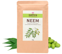 Натуральная маска, порошок из листьев нима 100 г, Саттва Аюрведа; Neem Herbal Mask 100 g, Sattva Ayurveda