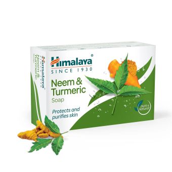 Аюрведичне  мило Нім та Турмерік  (куркума) 125 г, Хімалая; Neem & Turmeric Soap 125 g, Himalaya