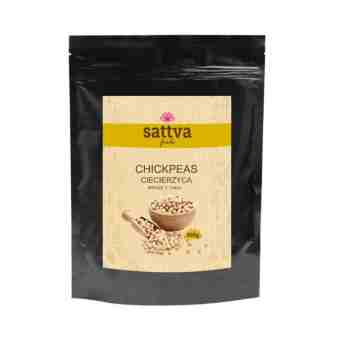Цельный нут 500 г, Саттва Фудс; Chickpeas 500 g, Sattva Foods