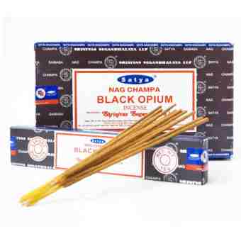 Благовония Черный опиум 15 г, Сатья; Black opium Insence 15 g, Satya