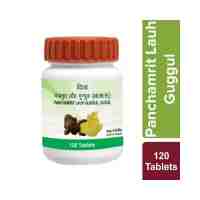 Панчамрит Лаух Гуггул 120 таб, Патанджали; Panchamrit Lauh Guggul 120 tab, Patanjali