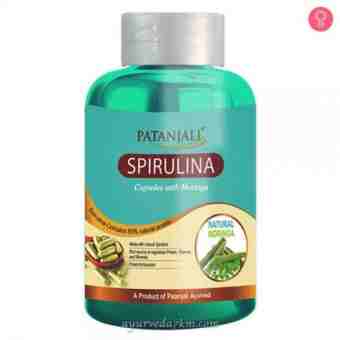 Спіруліна з Морінгою 60 капс., Патанджалі; Spirulina with Moringa 60 caps. Patanjali